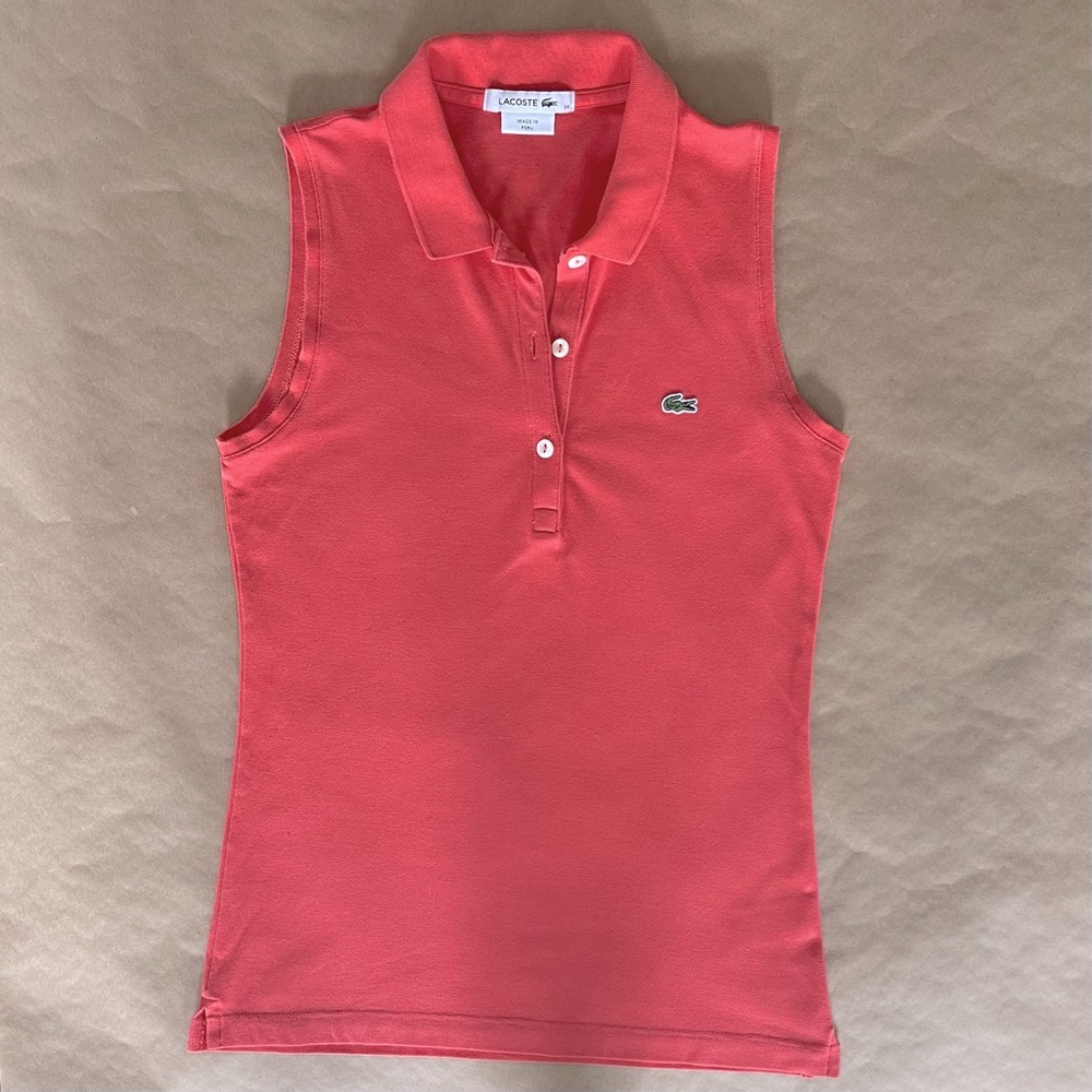 LACOSTE Women’s Sleeveless Polo